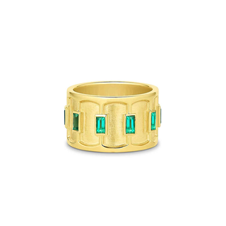 STARDUST SUNDOWN RING - Emerald