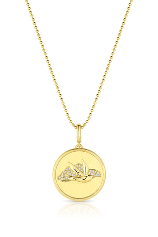 Free Spirit Gold Medallion Necklace