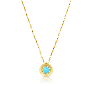 Turquoise Birthstone Necklace