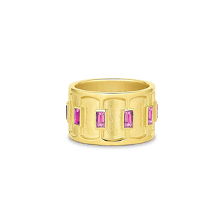 STARDUST SUNDOWN RING - Pink Sapphires