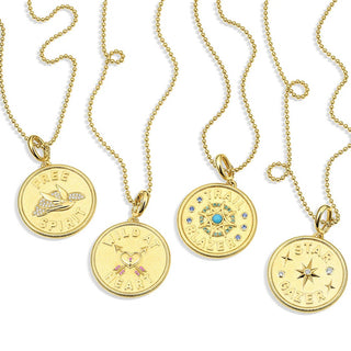 18K Gold Vermeil Medallion Necklaces